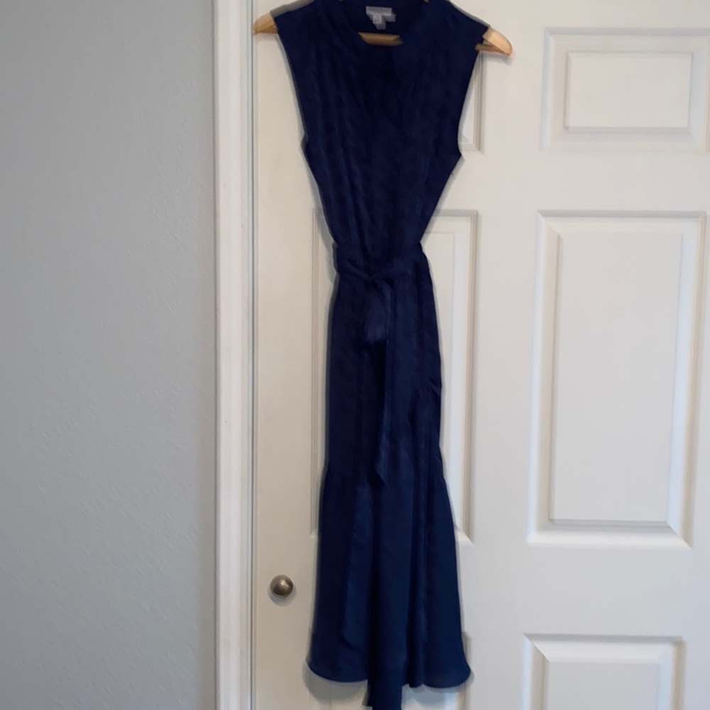 Navy maxi dress